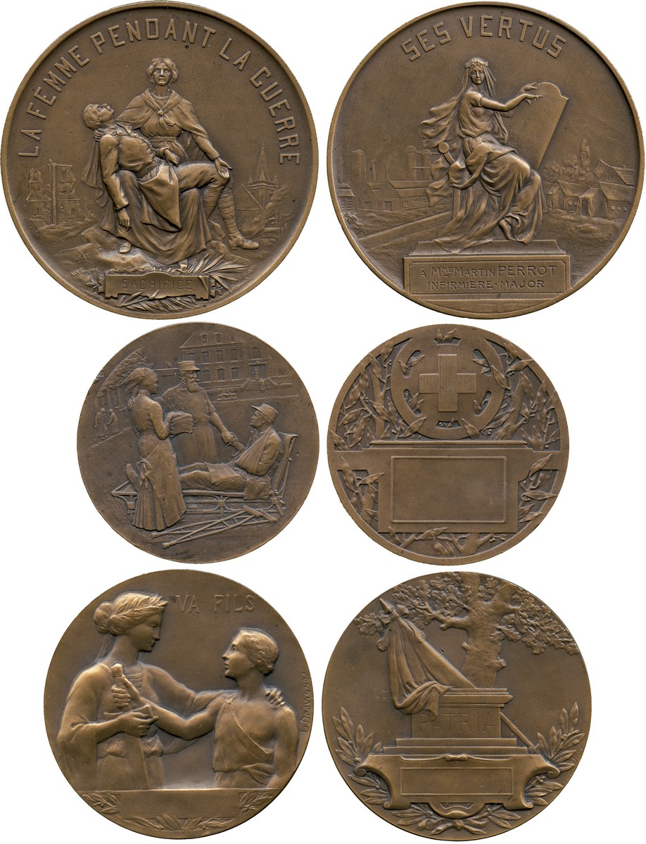 COMMEMORATIVE MEDALS, WORLD MEDALS, Medals of the First World War, Medals of the Allies, France,