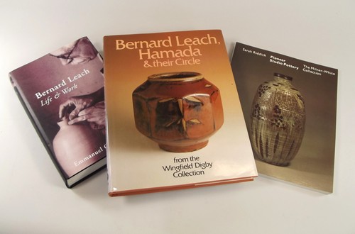 STUDIO POTTERY BOOKS.
'Bernard Leach, Life & Work' Emmanuel Cooper, 'Pioneer Studio Pottery' Sarah