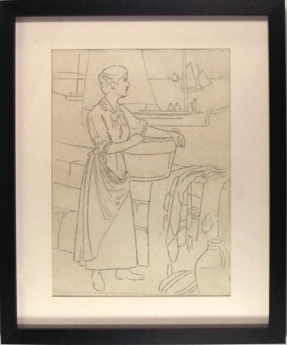 RALPH TODD.
Sketch for a watercolour. Pencil. Unsigned.
39 x 28cm.