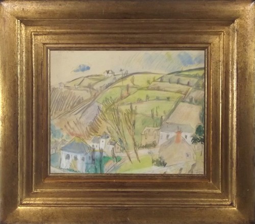 ADRIAN RYAN.
Normandy landscape. Pencil & watercolour. Signed & dated March 15 '64.
20 x 25cm.