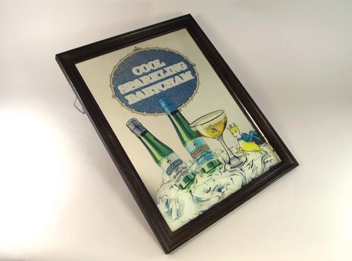 MIRROR.
A vintage Babycham advertising mirror. 50 x 40cm.