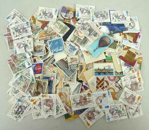A quantity of GB and world stamps, used, late 20th century.