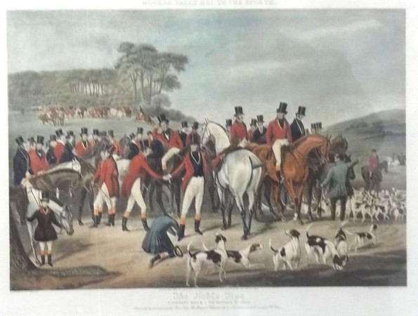 After Francis Calcraft Turner (1846-1865): a hand coloured engraving by G. Hunt and J.P. Mackrel,