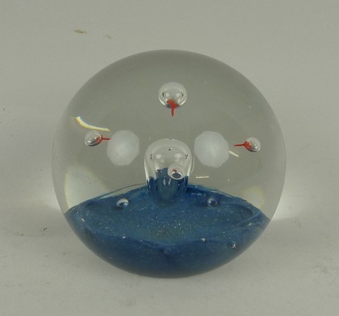 A Caithness glass paperweight modelled by Colin Terris as 'Fire Dance', boxed with certificate.