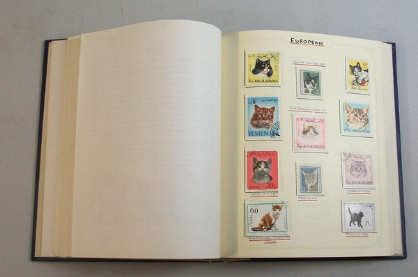 Philatelic: an album of postage stamps in one album thematically organized for 'Animals of the