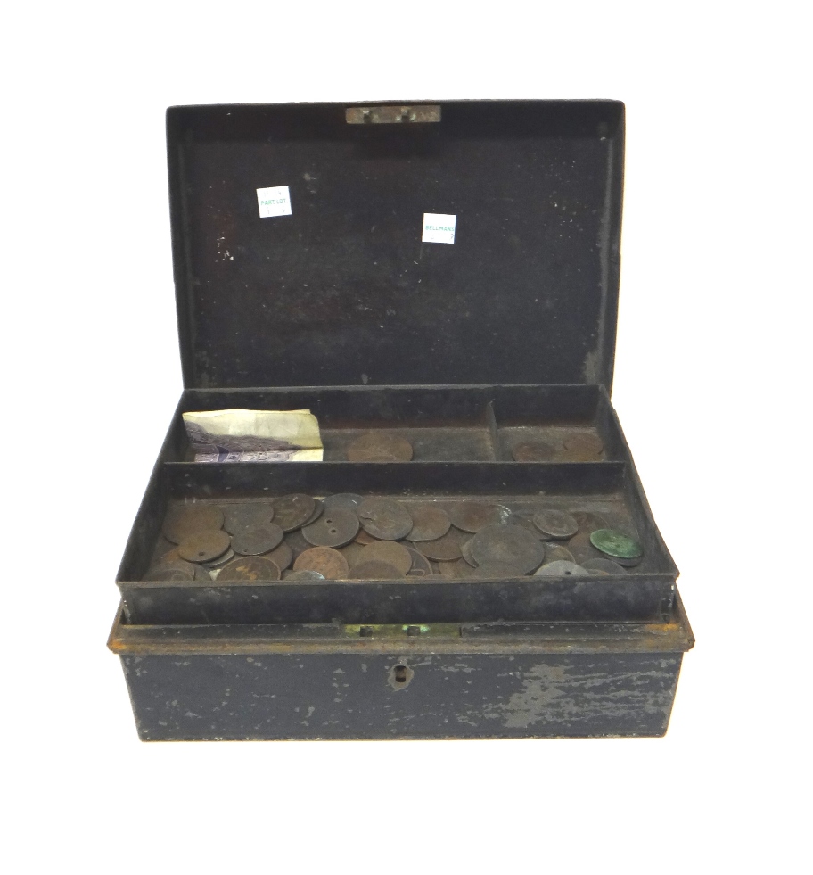 A large quantity of British and Foreign coins, including; Russia two Kopecs 1797 and two 1812, a