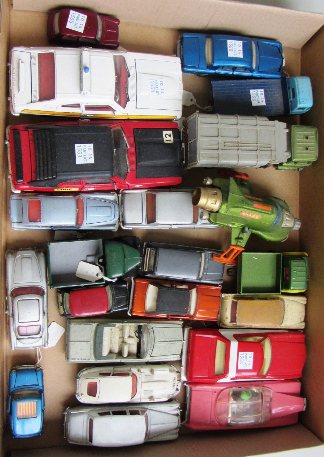 A quantity of die-cast vehicles, mainly Corgi and Dinky, including; Dinky Lady Penelope's Fab 1,
