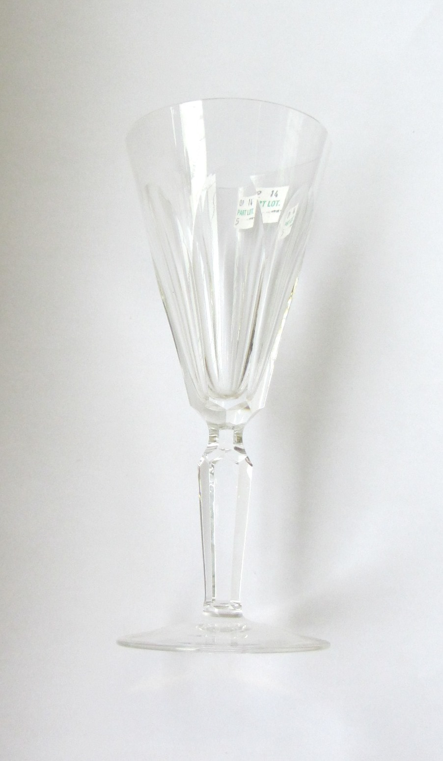 A part suite of Waterford crystal stemware in the 'Sheila' pattern, comprising; seven water