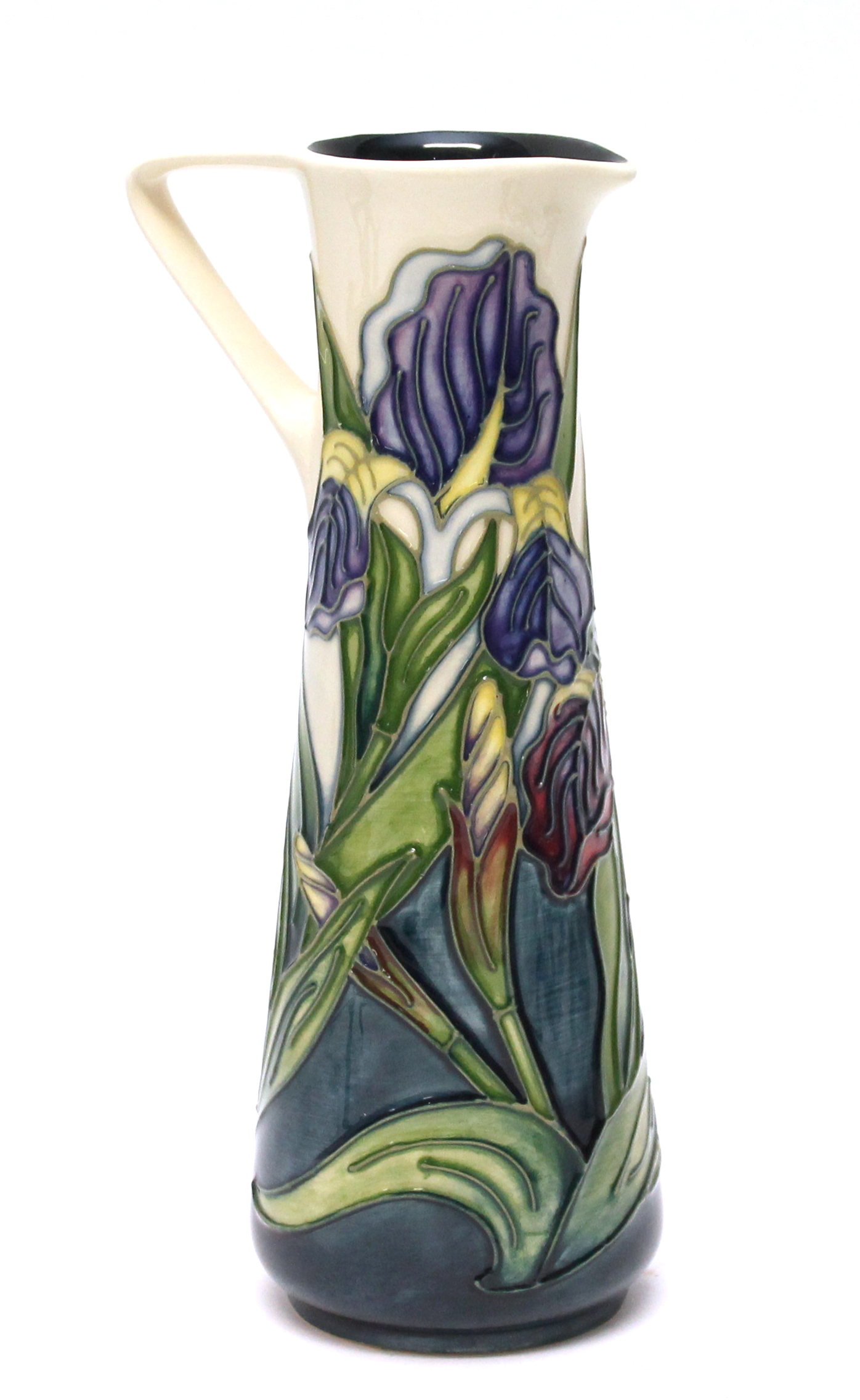 A Moorcroft Collector's Club 'Iris' jug, numbered, LTD edition 894, painted and impressed marks,