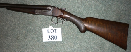 Belgium 12 Bore Side by Side non ejector (Certificate Holders Only) est: £50-£80