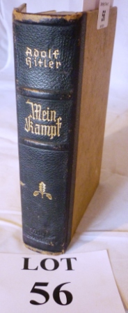 An Adolf Hitler 'Mein Kampf' dated and stamped December 1942 (wedding edition) and two Nazi