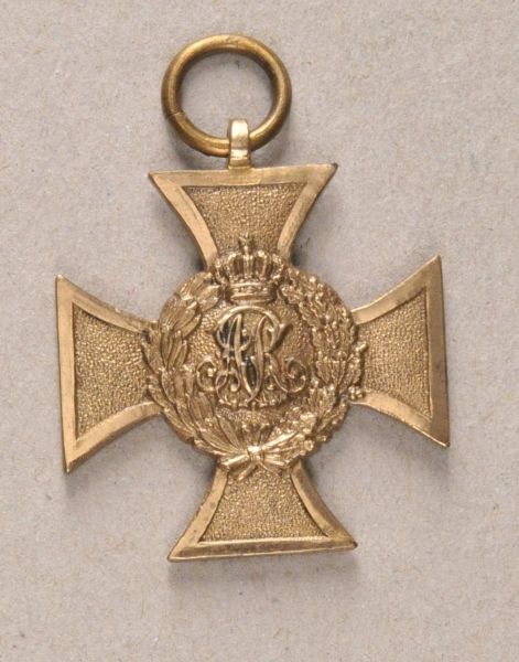 Saxonian Kingdom  Commemoartive Cross for the Campaign 1863/64.  Bronce gilded, polished edges.