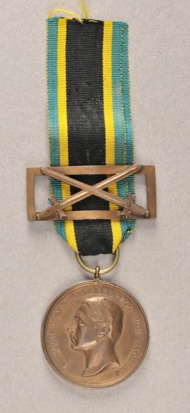 Sax-Weimar  General Honor Decoration with Inscription "For Merit 1914", in bronce, with swords