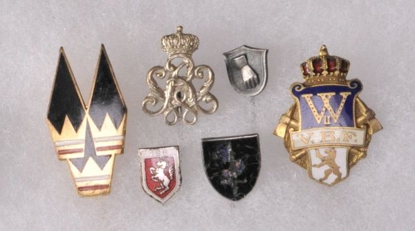 Germany (1933-1945)  Lot of regimental needles.  Partly enameled.  Condition: II    Starting