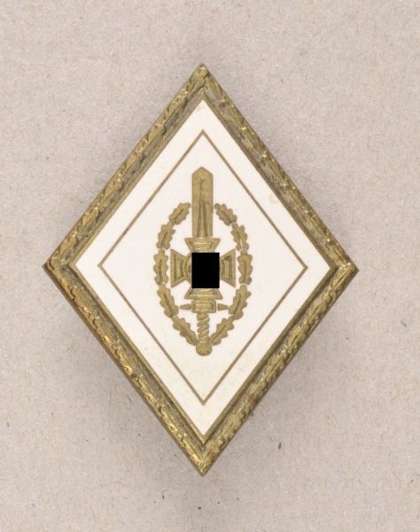 Germany (1933-1945)  National Socialist assistance for war victims,  badge with oak leaves garland.