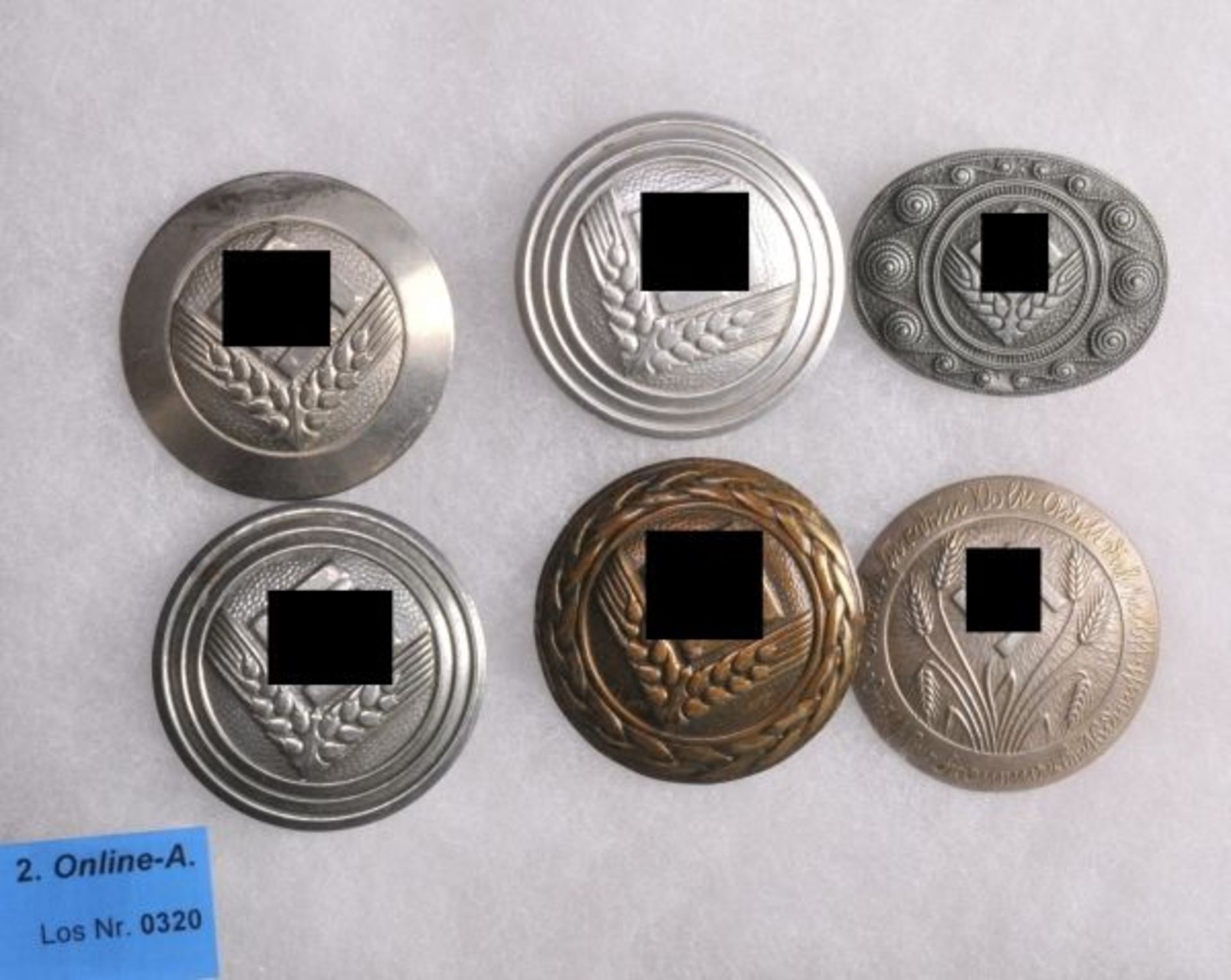 Germany (1933-1945)  Lot RAD-Maiden-Brooches.  Sundry.  Condition: II    Starting price: 160    This