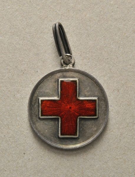 Russia  Commemorative Medal of the Red Cross on the russo-japanese war 1904-1905.  Silver, partially