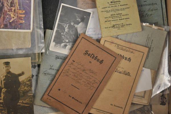 German Empire (1871-1918)  Collection of Military Passes and papers.  Among them 11 Passes/