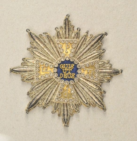 Bavaria  Merit Order of st. Michael, Grandcross star.  Embroidered piece made from silver and