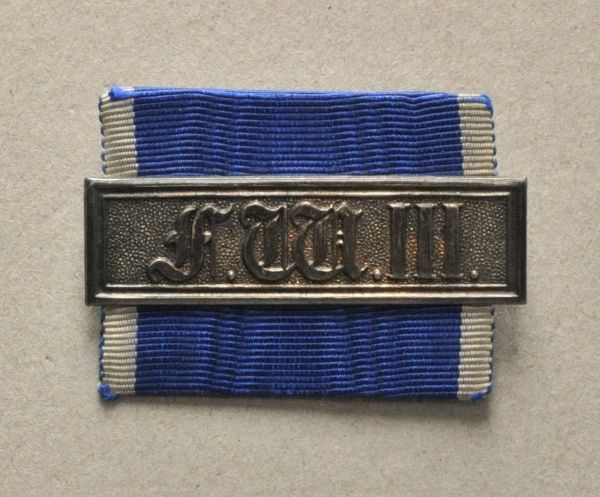 Prussia  Long Service Decoration, 2. class (1825-1913).  Silver, with sewn ribbon, on pin. HS