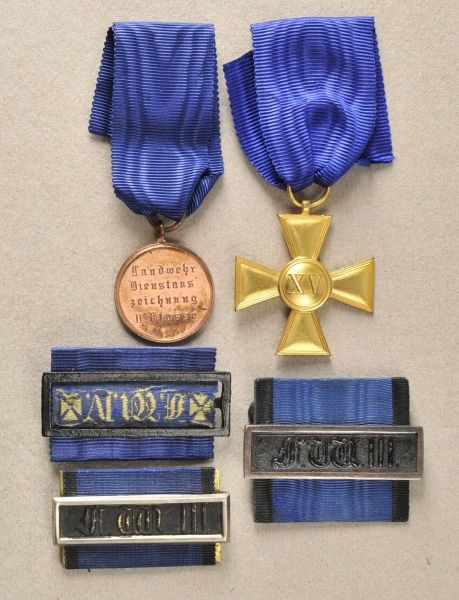 Prussia  Lot of 5 decorations.  Various, all on ribbons.  Condition: II    Starting price: 40