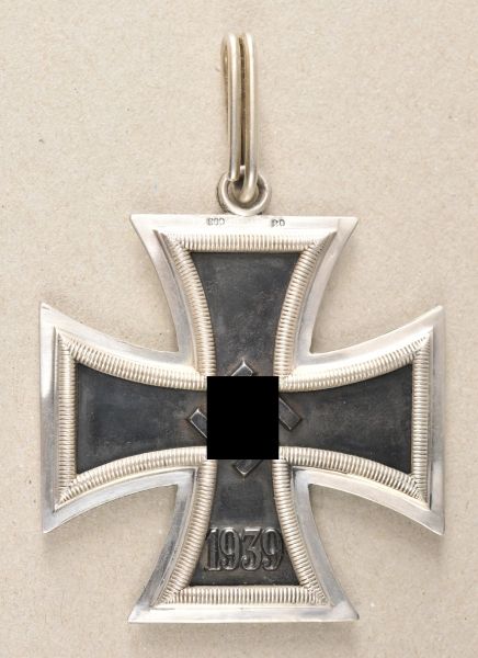 Germany (1933-1945)  Knights Cross of the Iron Cross - C.F. Zimmermann, Pforzheim.  Blackened iron