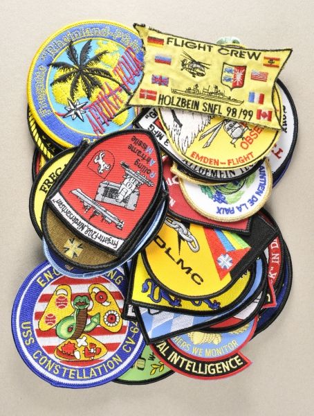 Federal Republic of Germany  Collection of 36 sleeve patches of the Federal Navy.  Various, among