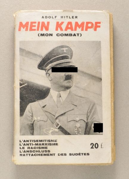 Literature  Hitler, Adolf: Mein Kampf (Mon Combat).  Paris, 1938, softcover issue in french