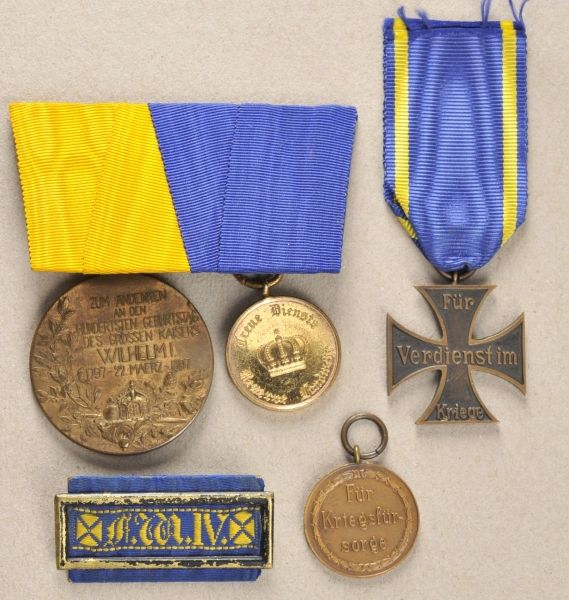 Prussia  Lot of 5 decorations.  Medalbar and decorations.  Condition: II    Starting price: 70