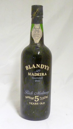 BLANDY`S MALMSEY 5 YEAR OLD MADEIRA, 1 bottle