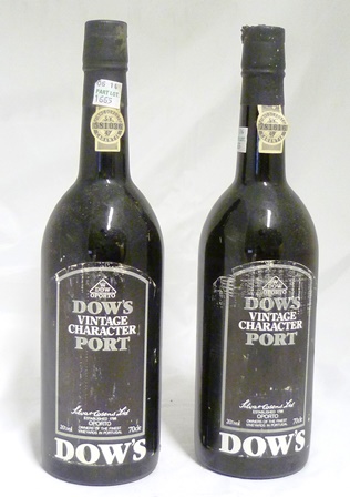 DOW`S VINTAGE CHARACTER PORT, 2 bottles