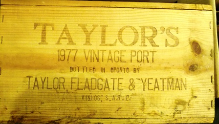 TAYLOR`S 1977 Vintage Port, 12 bottles in o.w.c.