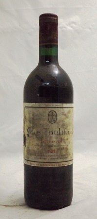 Ex New College Oxford Cellar CLOS TOULIFAUT 1982 AC Pomerol, 1 bottle