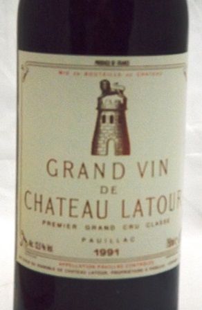 Ex New College Oxford Cellar GRAND VIN DE CHATEAU LATOUR 1991 AC Pauillac, 1 bottle in wooden - Image 2 of 2