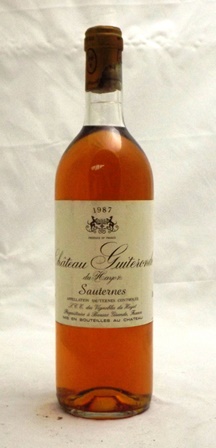 CHATEAU GUITERONDE DE HAYOT 1987 Sauternes, 1 bottle