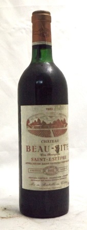 CHATEAU BEAU SITE 1982 St. Estephe, 1 bottle