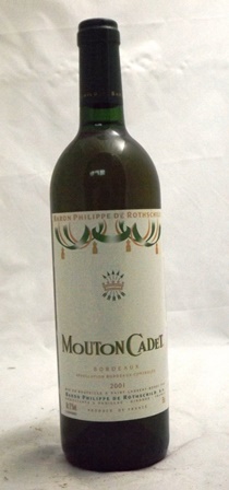 MOUTON CADET 2001 Baron Philippe de Rothschild, 12 bottles