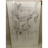 AFTER SHEILA VERNON (WILSON)
A Photographic enlargement of a pencil study of a Continental street