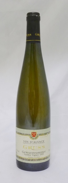 GEWURZTRAMINER VIEILLES VIGNES 1999 Domaine Gruss, 12 bottles