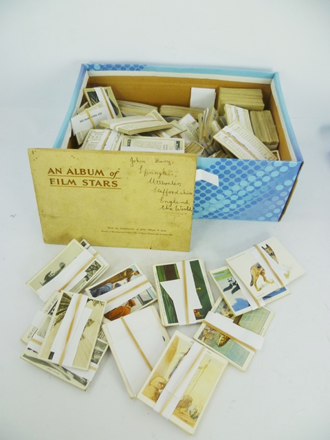A LARGE AND EXTENSIVE COLLECTION OF LOOSE CIGARETTE CARDS to include eight complete Players sets,