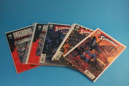A quantity of DC Comics "Elseworld", "Superman", "All Stars" and "Real World Comics".