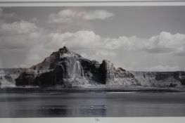 A limited edition 1/30 photograph "Glen Canyon" by Patty Kraus, signed. 35 cm x 82 cm