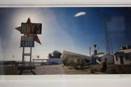 A limited edition 1/20 photograph "Amboy" by Patty Kraus, signed. 36 cm x 68 cm