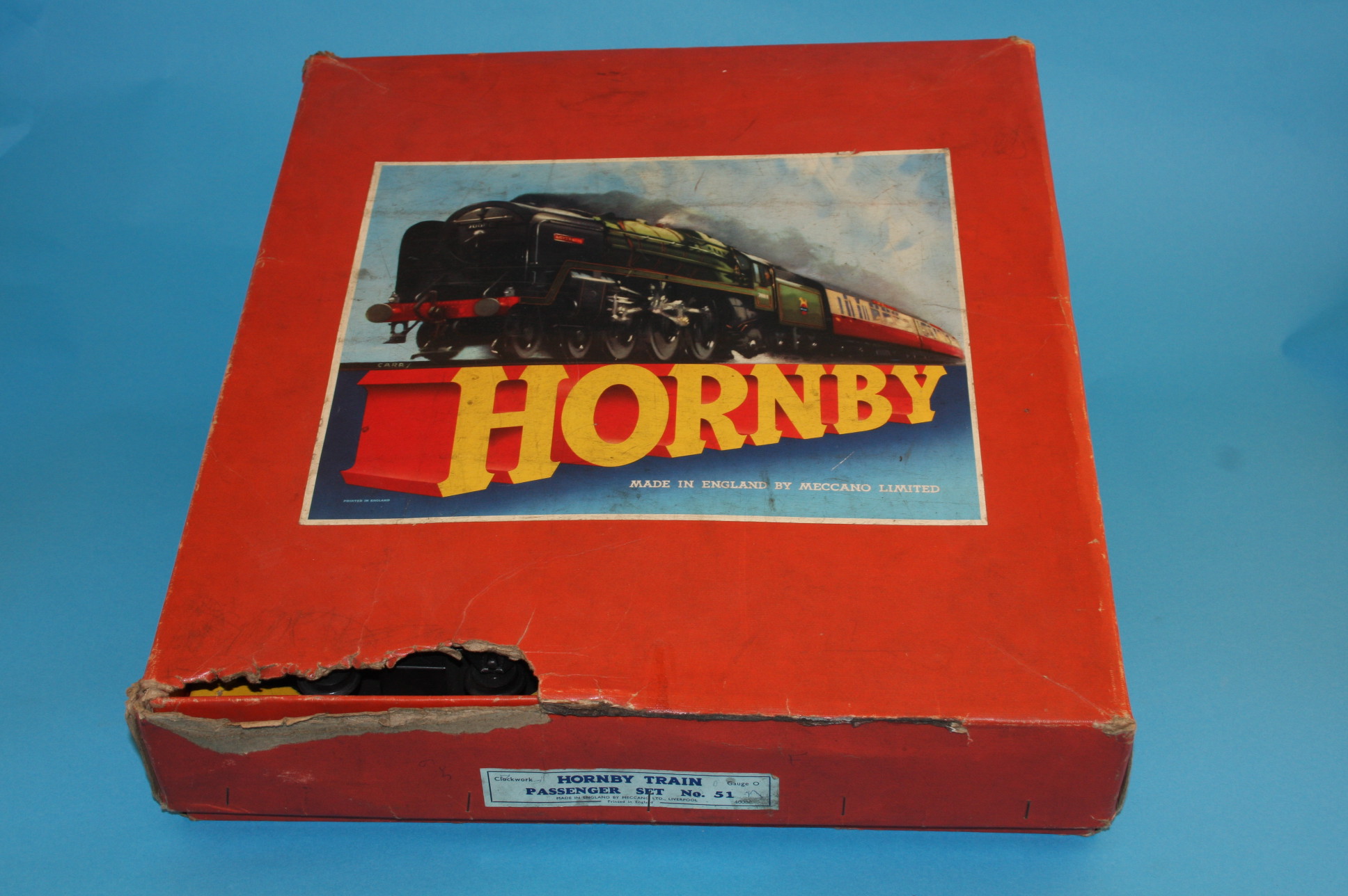 A Hornby "O" gauge clockwork Passenger Set No 51, boxed.