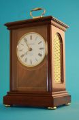 A Knight and Gibbons of London reproduction mahogany bracket clock, a limited edition of 74/100,