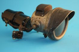 A Miller motorcycle lamp model 31H; a Wilmot of Birmingham and a Desmo of Birmingham car horn  and