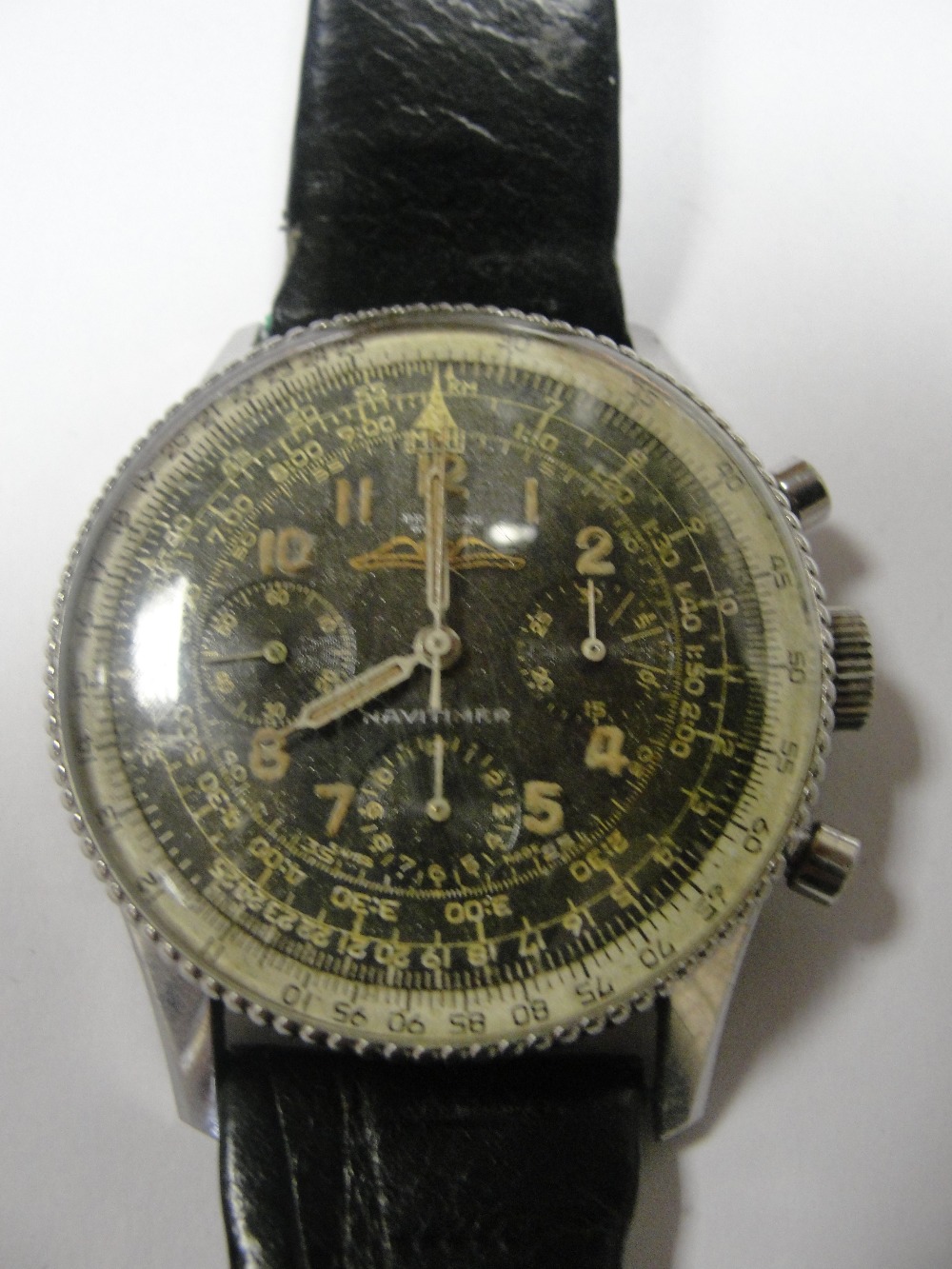 A vintage Breitling Navitimer chronograph