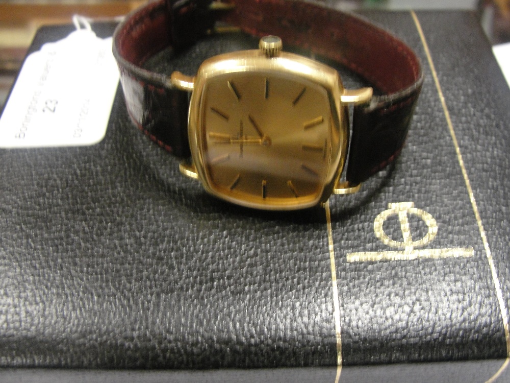 An 18ct Baume Mercier gentleman's wristwatch (A/F)