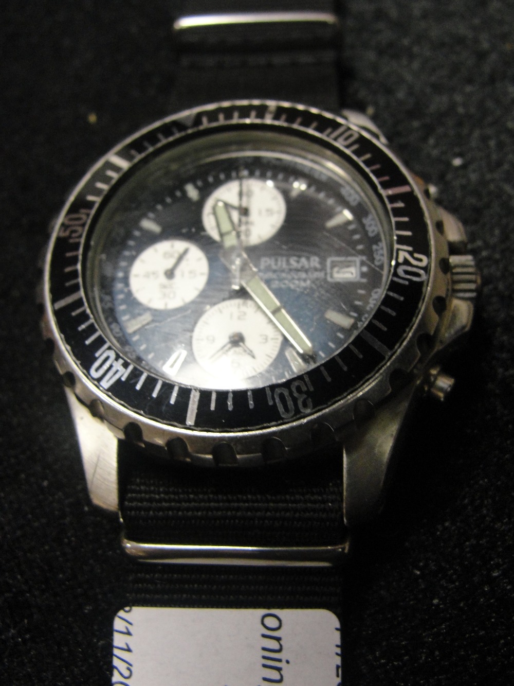 A Pulsar chronograph : 200m datejust