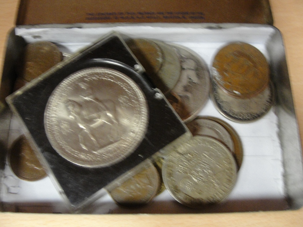 A quantity of coins to inc an 1891 Victorian crown